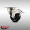Service Caster 3 Inch 316SS Soft Rubber Wheel Swivel Top Plate Caster with Total Lock Brake SCC SCC-SS316TTL20S314-SRS - alternate 2